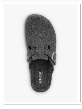Geox Respira Ghita Felt Buckle Clogs Men's Size 11-12